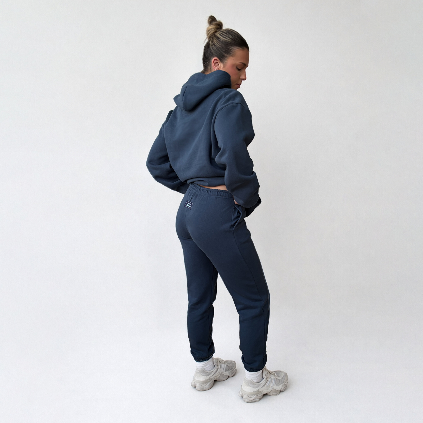 Made In The Land Wide Jogger Sweats - Ocean Blue