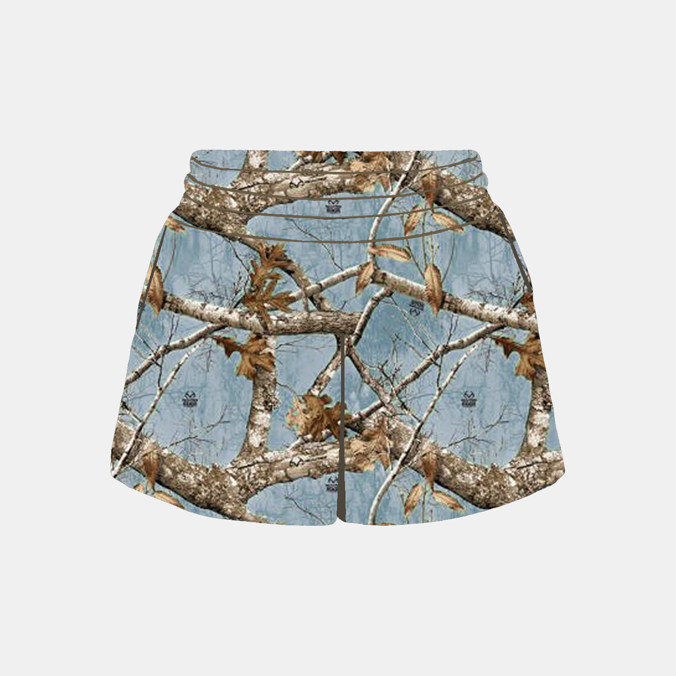 Women's Camo Shorts - Baby Blue