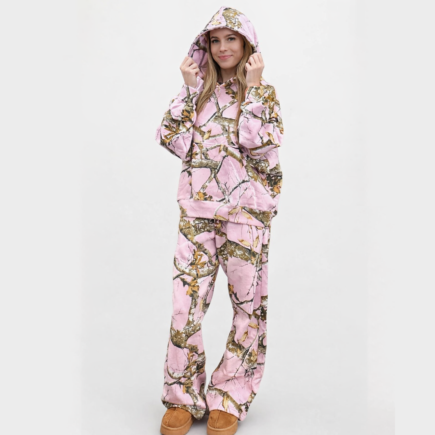 Cleveland Ohio Oversized Camo Hoodie