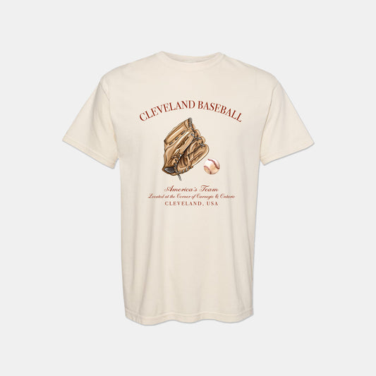 Cleveland Baseball America's Team T-shirt - Ivory