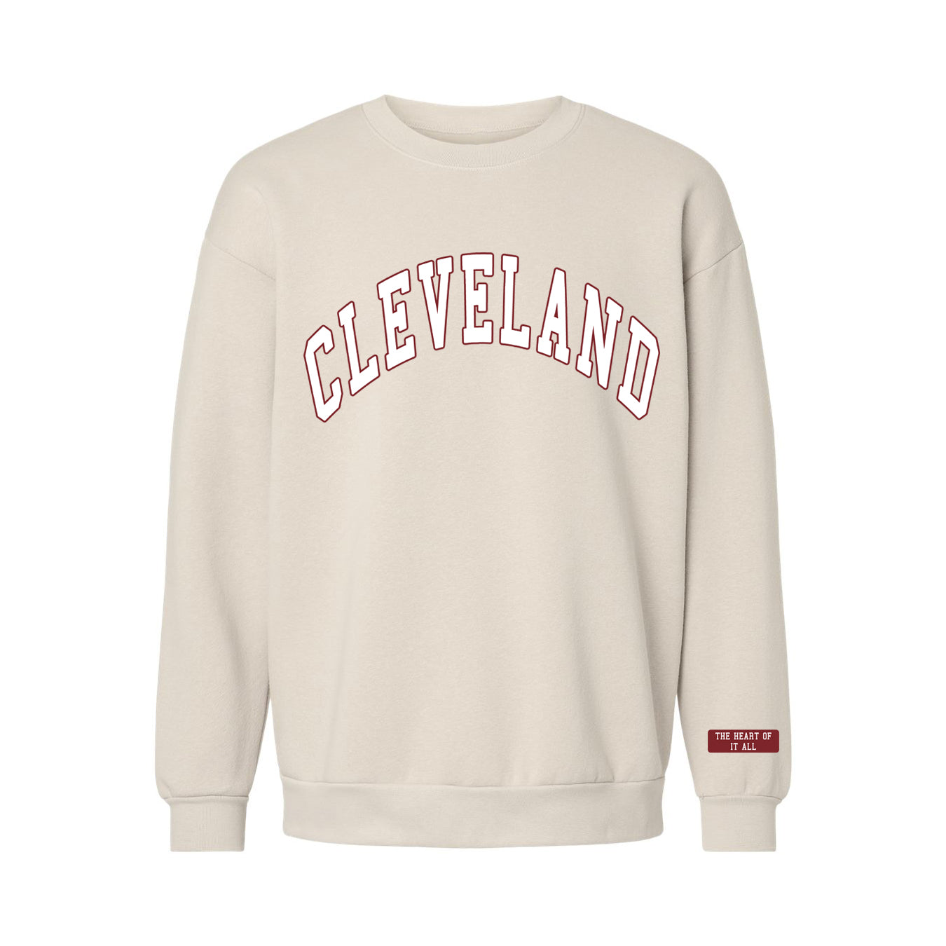 Cleveland The Heart Of It All Crewneck (Benefiting The American Heart Association)