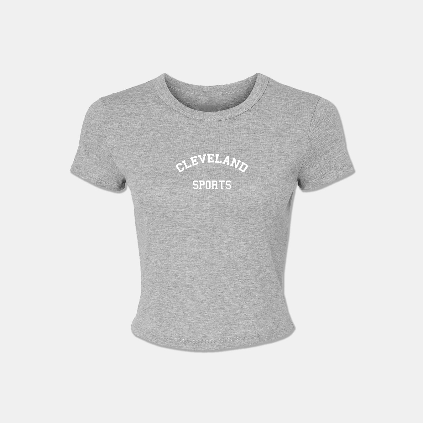 Cleveland Sports Embroidered Cropped T-shirt