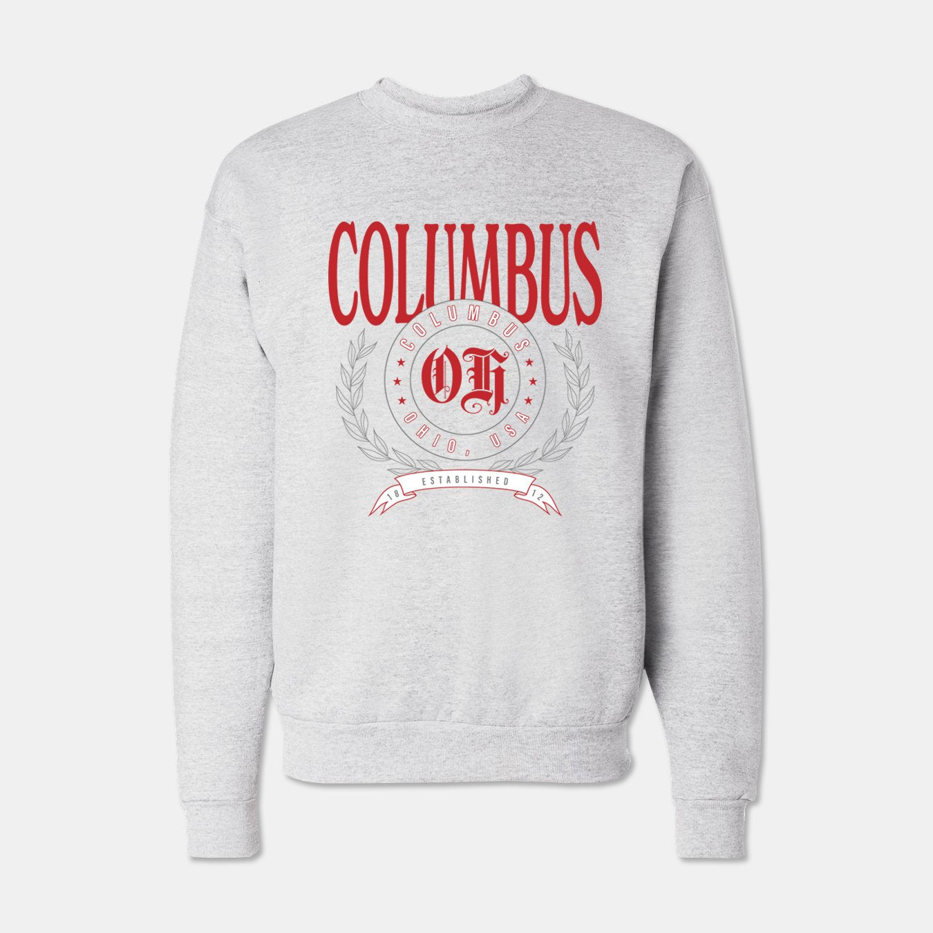Columbus Vintage-Style Crewneck