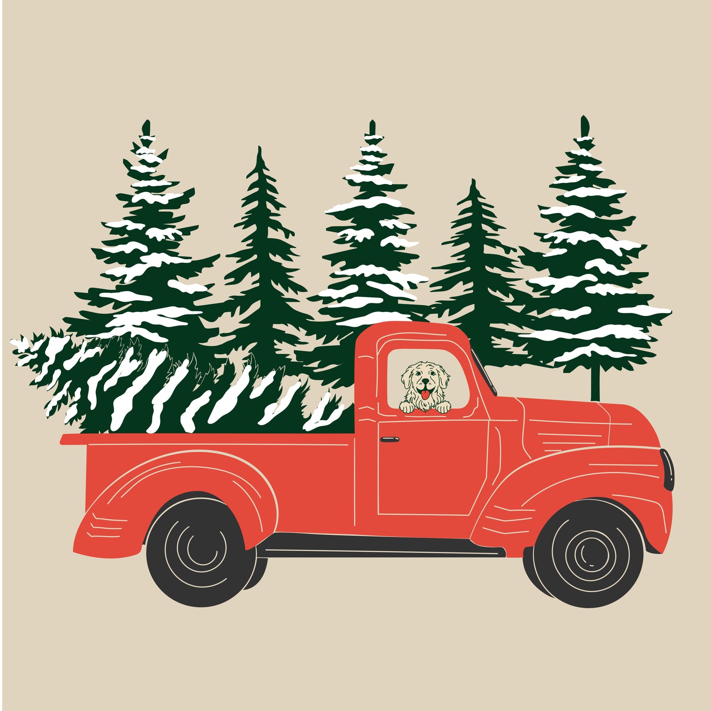 Golden Christmas Cardigan Sweatshirt