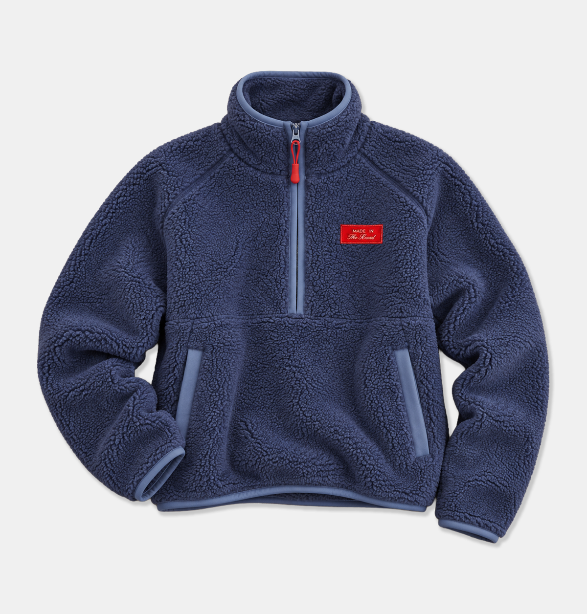 Made In The Land Half Zip Pullover - Ballpark Blue