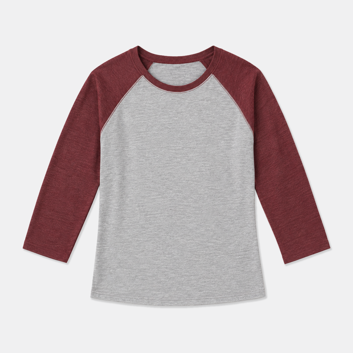 Weekend Raglan Tee - Faded Cherry
