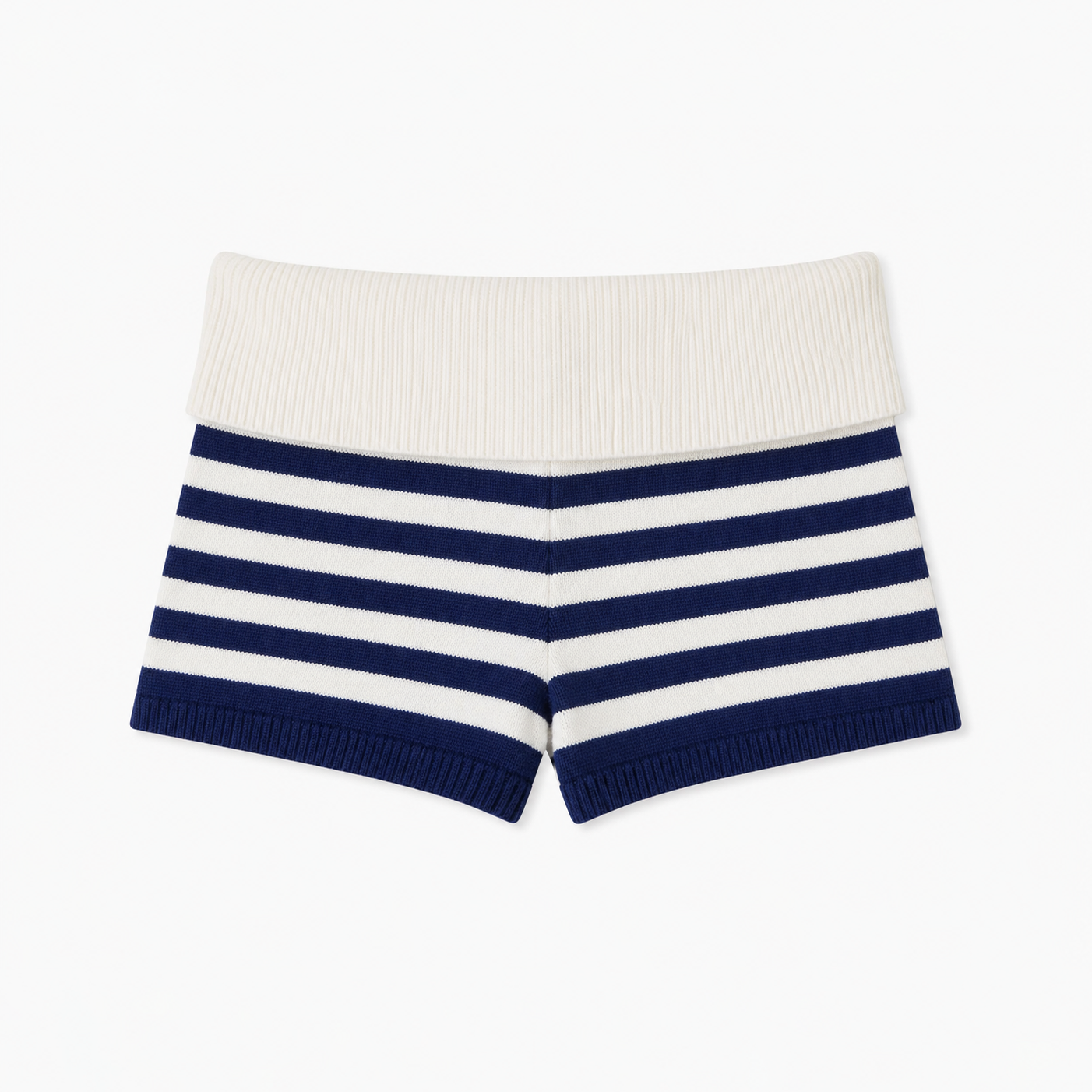 Varsity Knit Mini Shorts
