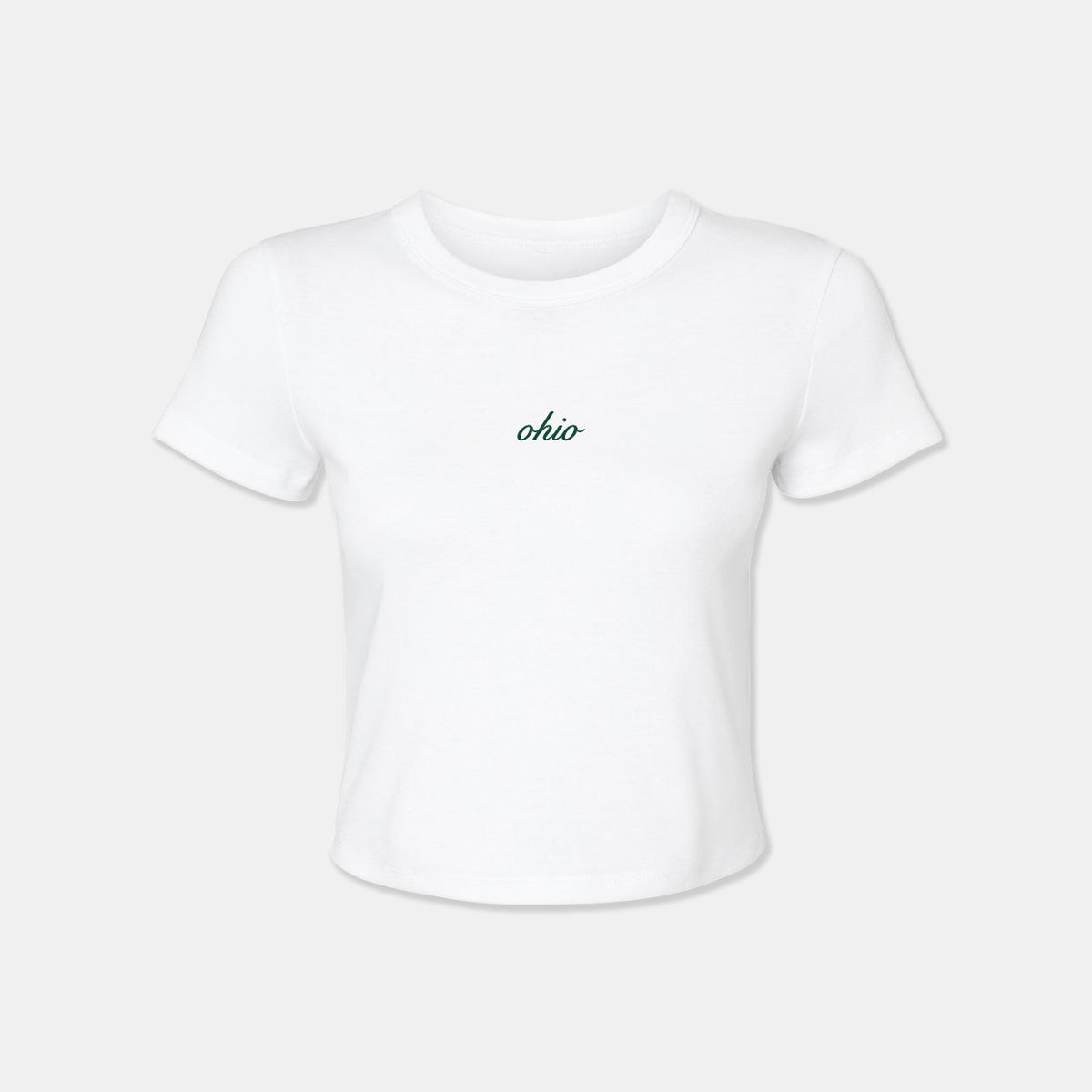 Ohio Campus Baby Tee - Green