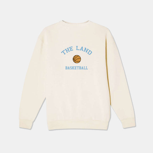 The Land Basketball Crewneck - Cream