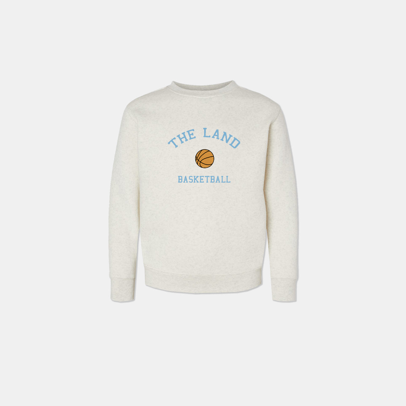 The Land Basketball Crewneck - Cream (Kids)