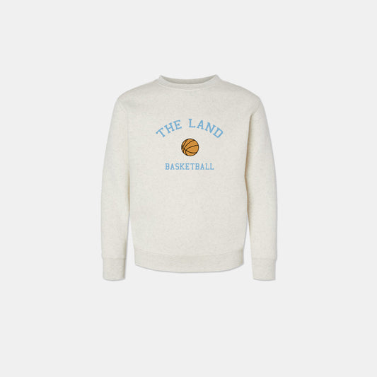 The Land Basketball Crewneck - Cream (Kids)