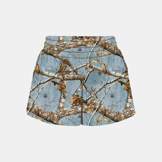 Women's Camo Shorts - Baby Blue