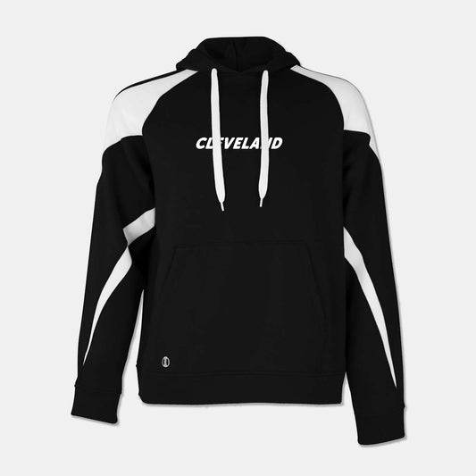 Cleveland Contrast Hoodie - Black/White