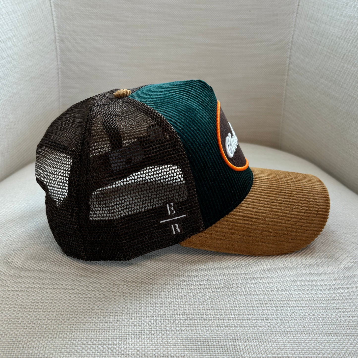 Cleveland Corduroy/Mesh Trucker Hat