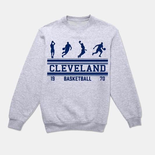 The Cleveland Team Crewneck - Heather Gray