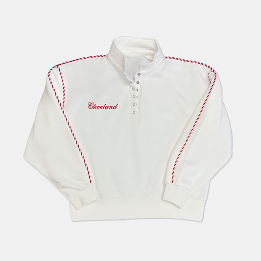 Cleveland Candy Cane Pullover  Sweatshirt