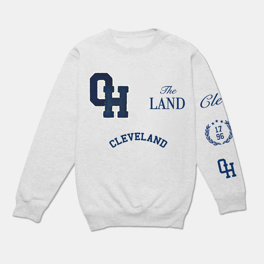 Cleveland Chenille Sweatshirt - Heather Gray