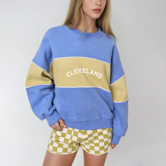 Cleveland Colorblock Summer Pullover - Sunrise