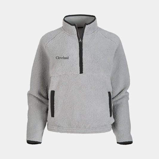 Essential Cleveland Sherpa Pullover - Gray