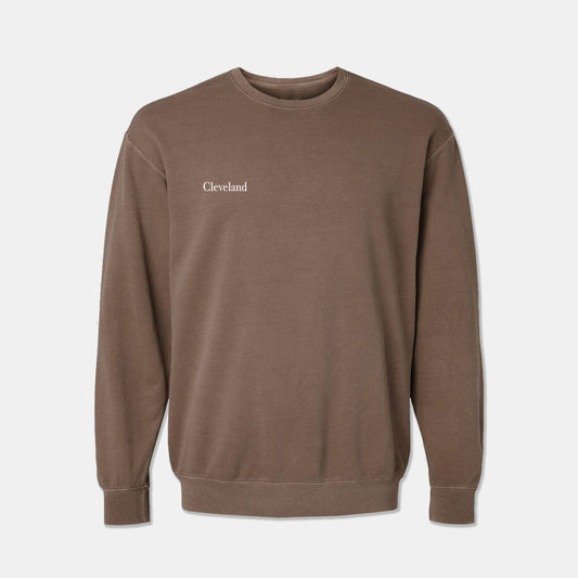 Essential Cleveland 2.0 Crewneck Sweatshirt - Espresso