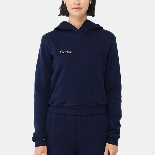 Essential Cleveland 2.0 Women's Hoodie - Navy