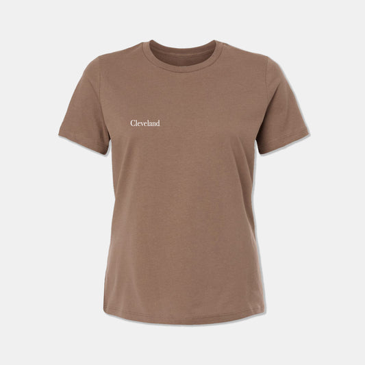 Essential Cleveland 2.0 Women's Relaxed T-shirt - Espresso