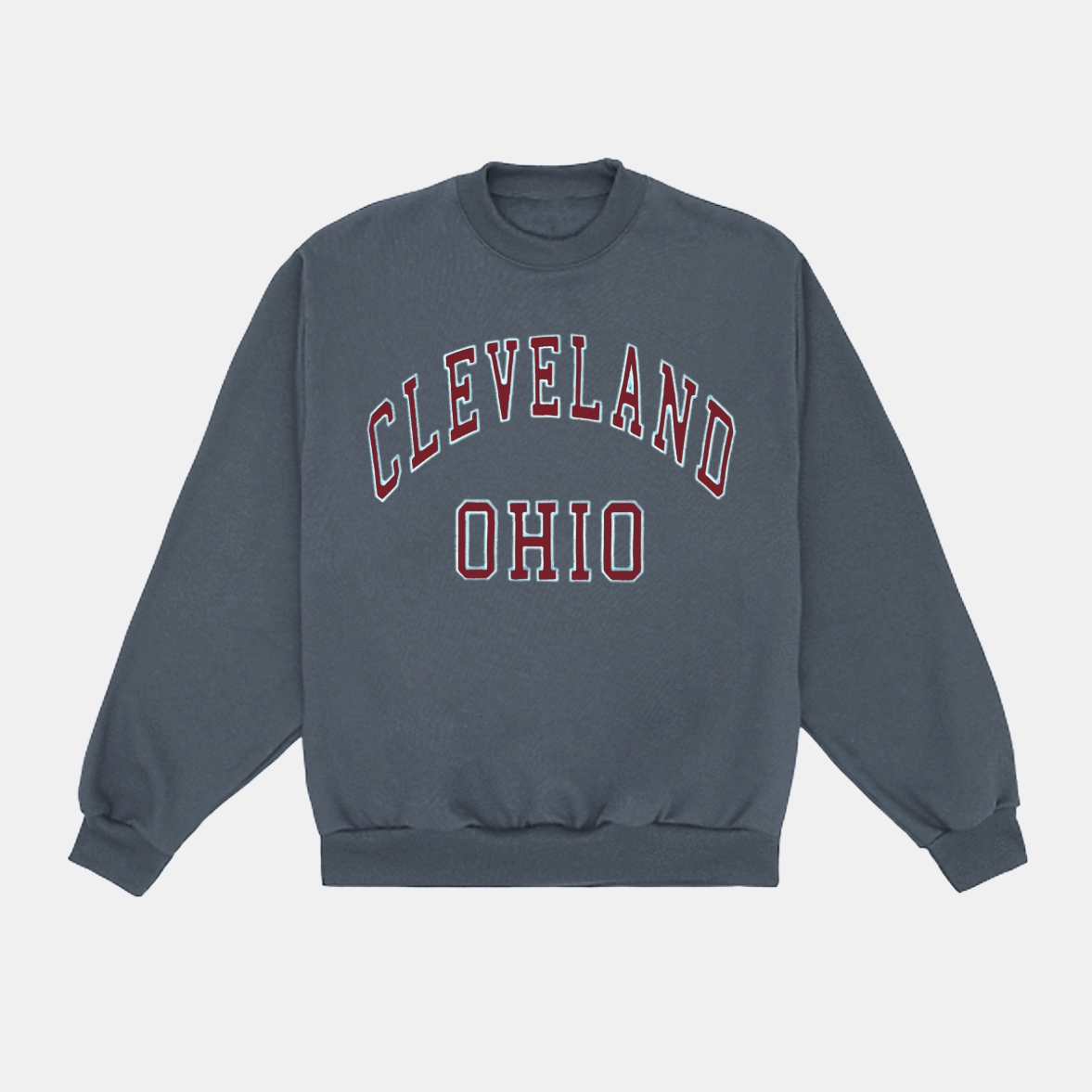 Cleveland Ohio Fabric Crewneck