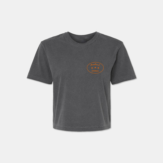 Cleveland Football Cropped T-shirt - Dark Gray