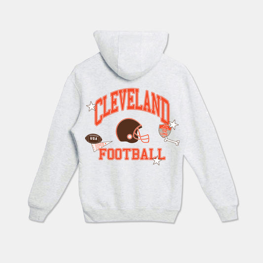 Cleveland Varsity Hoodie - Ash Gray