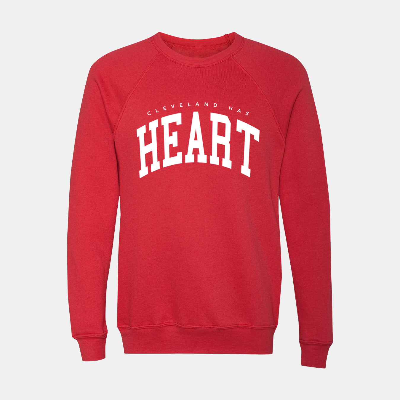 Cleveland Has HEART Crewneck - Red (Benefiting The American Heart Association)