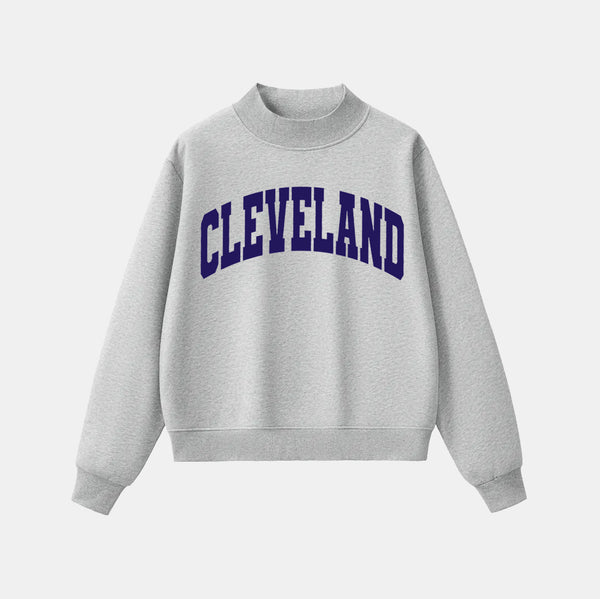 Cleveland Mockneck Sweatshirt – Emily Roggenburk