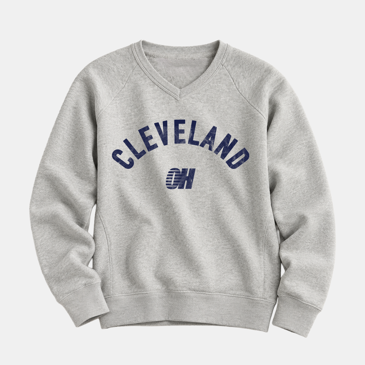 Cleveland Throwback V-Neck Sweatshirt