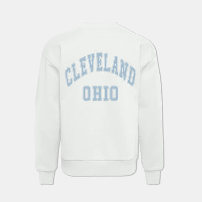 Rooted In Ohio Crewneck - Bone White