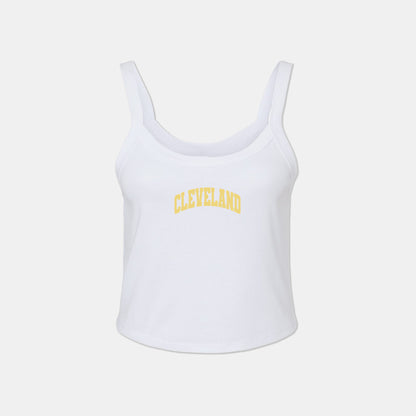 Cleveland Off Duty Tank - White Buttercream