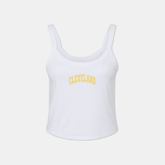 Cleveland Off Duty Tank - White Buttercream