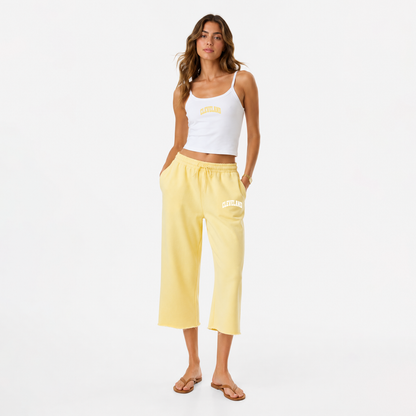 Cleveland Everyday Capri - Faded Yellow