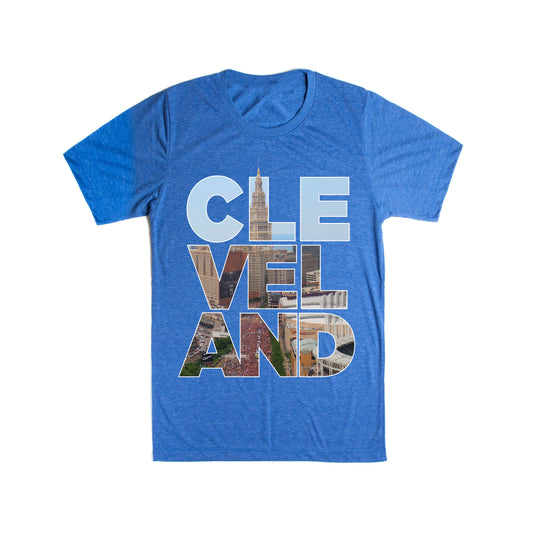 Cleveland T-shirt - Vintage Royal