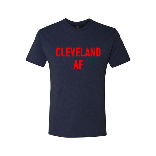 Cleveland AF T-shirt - Navy/Red