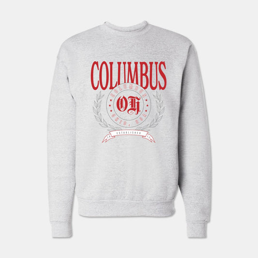 Columbus Vintage-Style Crewneck