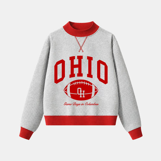 Ohio Game Days Mockneck Sweatshirt