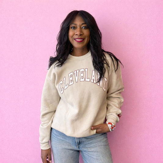 Cleveland The Heart Of It All Crewneck (Benefiting The American Heart Association)