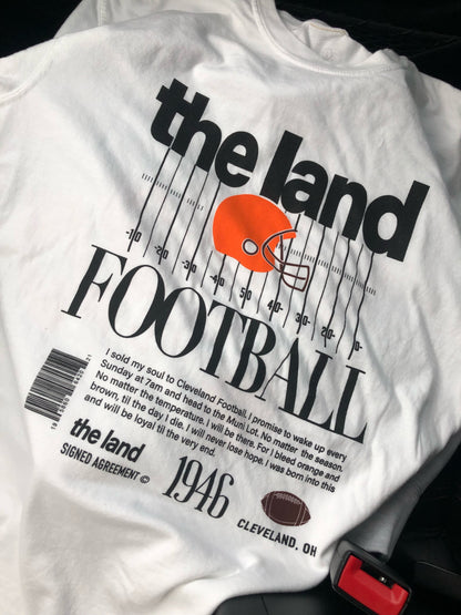 The Land Football Agreement T-shirt