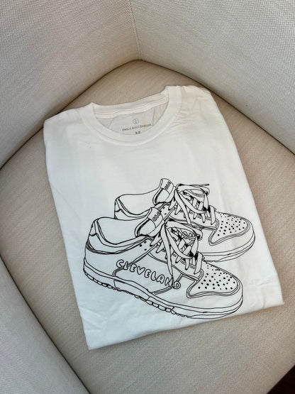 Cleveland Sneakers T-shirt - White