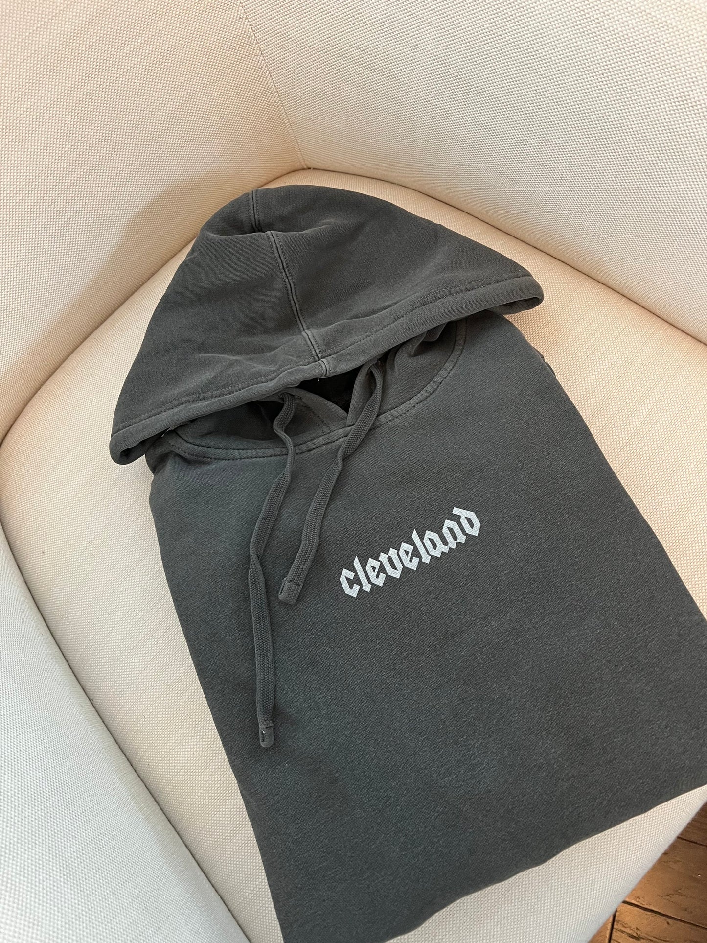 Cleveland Gothic Hoodie - Dark Gray