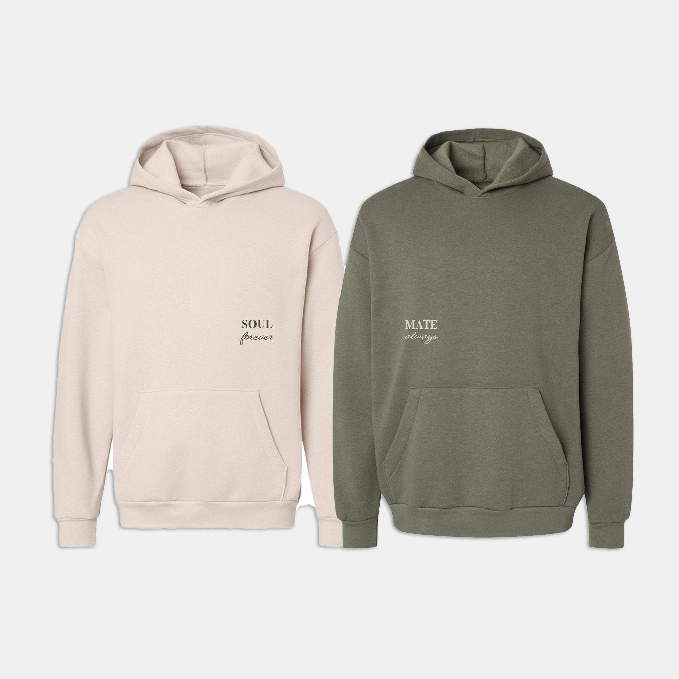 Custom Pair of Hoodies (Includes Two Sweatshirts)