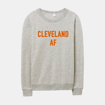 Cleveland AF Crewneck Sweatshirt - Oatmeal Colored