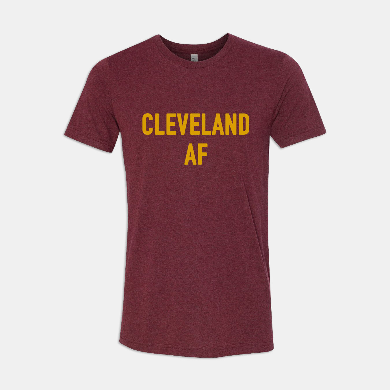 Cleveland AF T-shirt - Wine & Gold