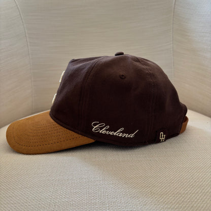 Cleveland "C" Hat with Suede Bill