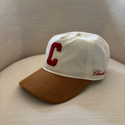 Cleveland "C" Hat with Suede Bill