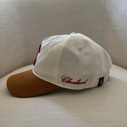 Cleveland "C" Hat with Suede Bill